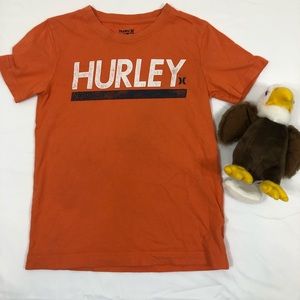 Boys orange Hurley shirt